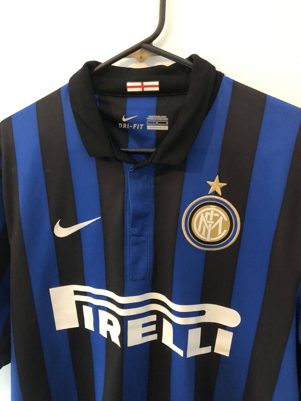 Inter Milan 2011 12 Large Home Shirt Nike Excellent Condition 419985 010