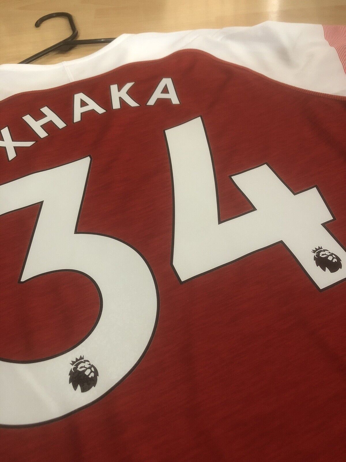 Xhaka #34 Arsenal 2018/19 Xl Home Shirt Puma Excellent Condition 753209-12