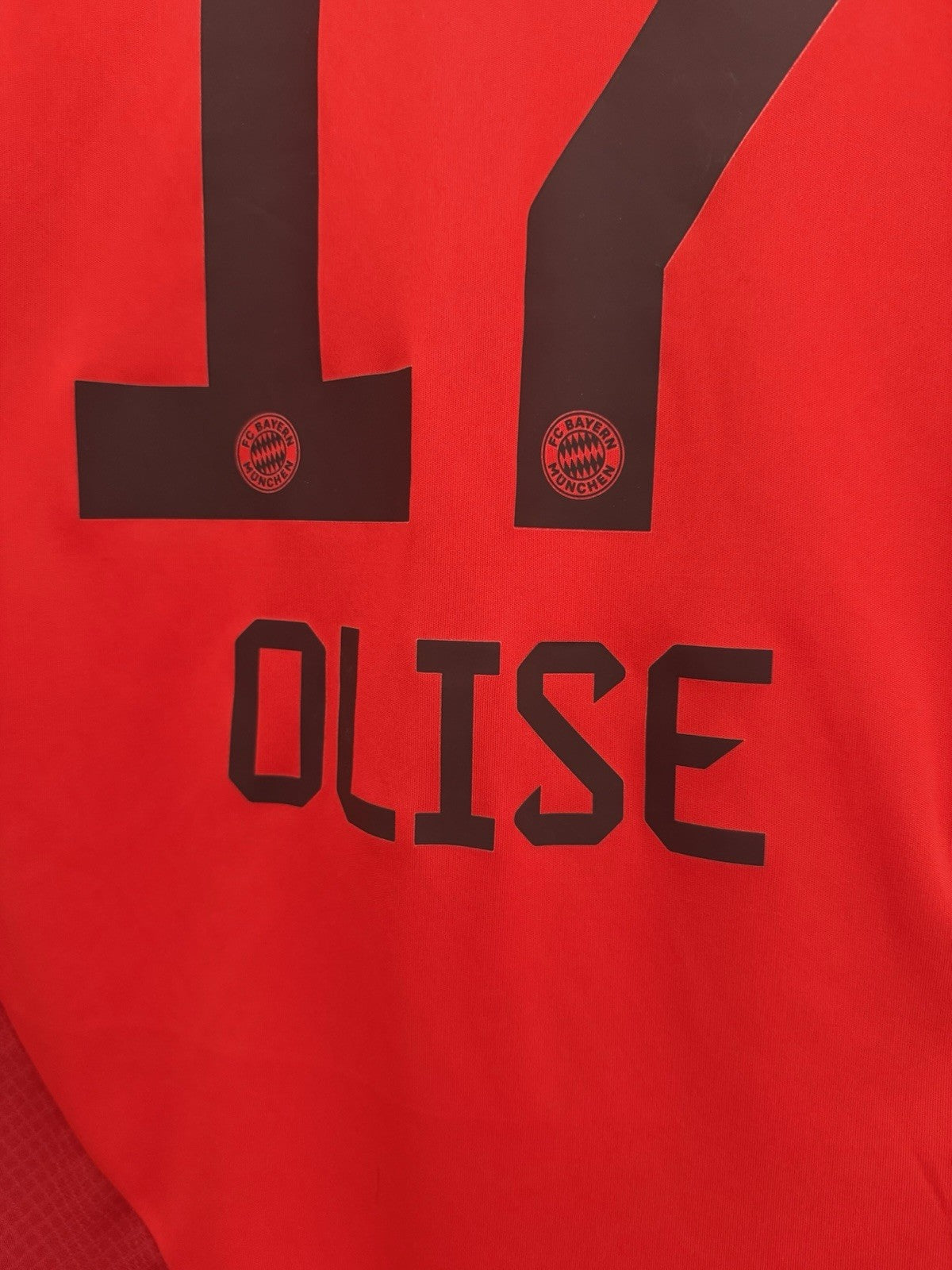 Bayern Munich Olise #17 2024/25 Small Home Excellent Condition IT8511