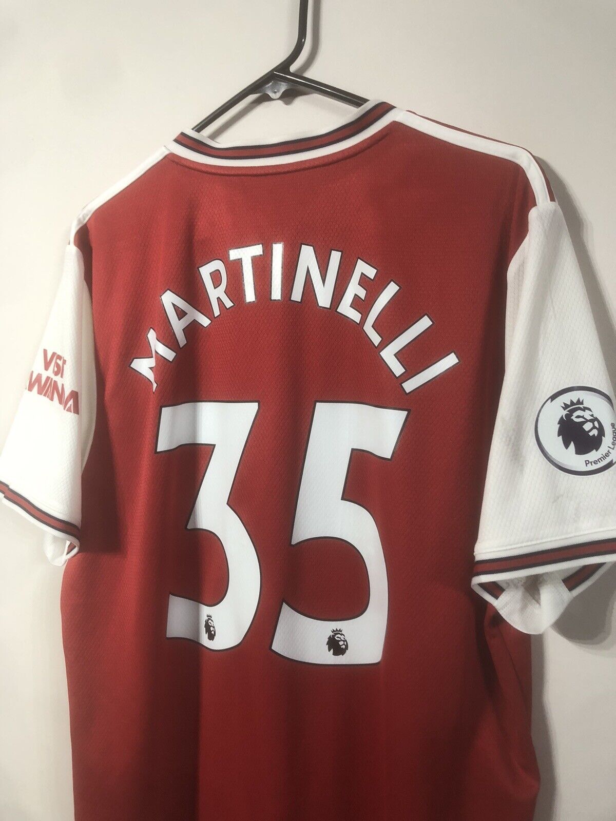 Martinelli #35 Arsenal 2019/20 XL Home Shirt Adidas Excellent Condition EH5637