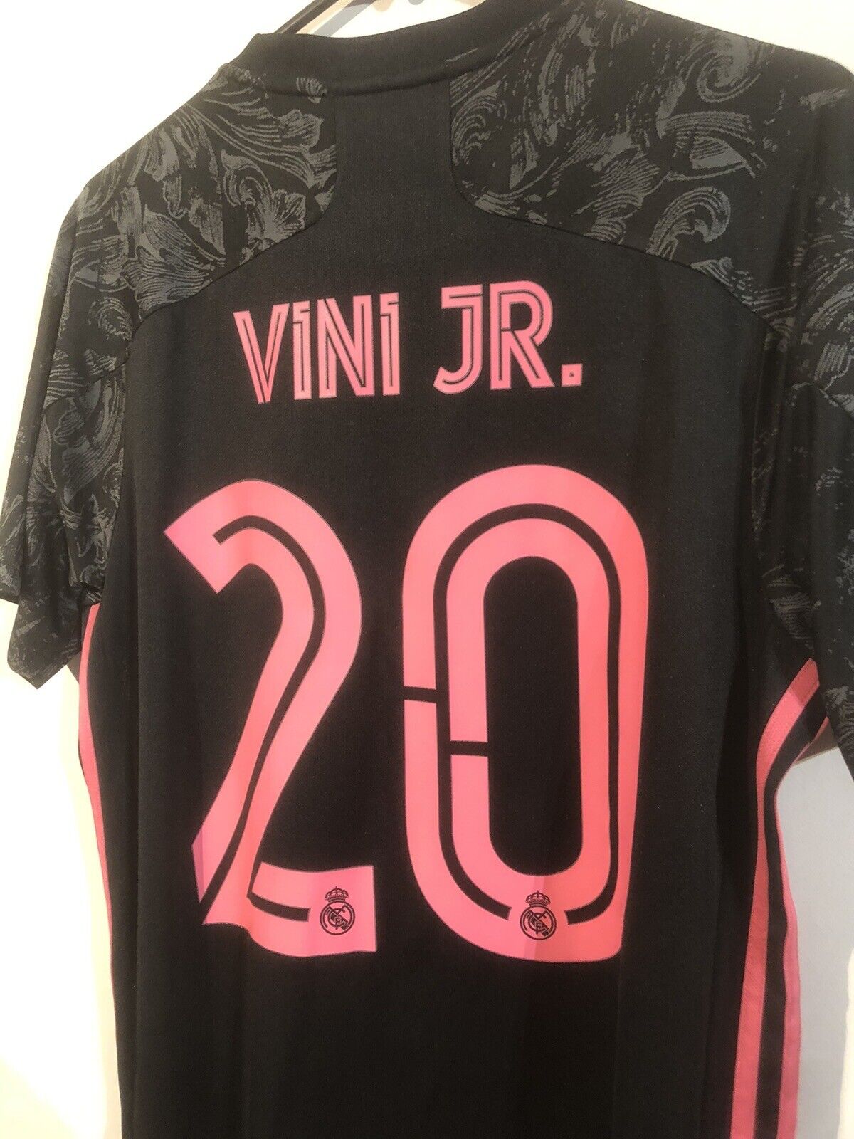 Vinicius Jr #20 Real Madrid 2020/21 Medium Away Football Shirt Jersey BNWT