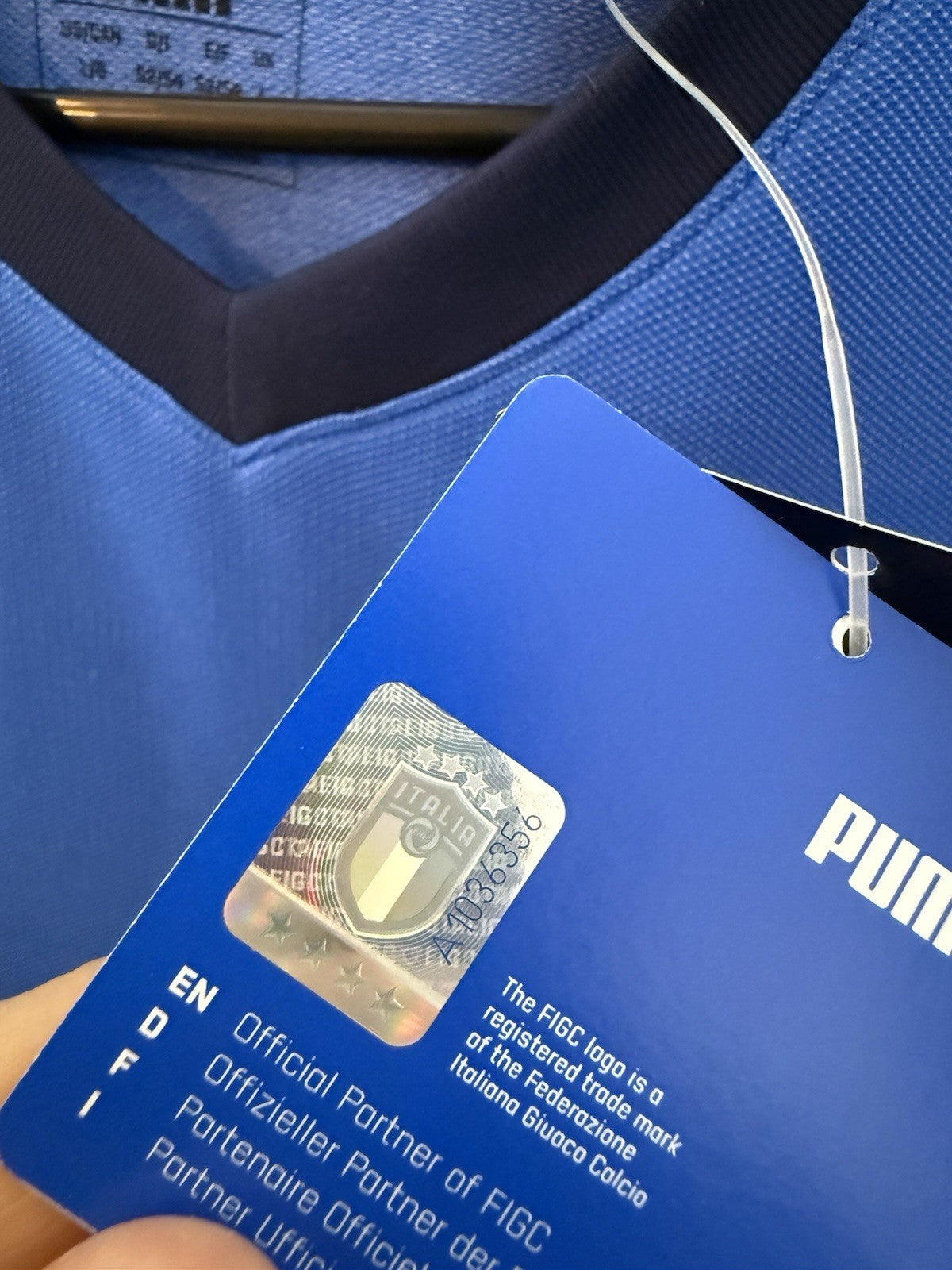 Italy Chiellini #3 2018 Home Large Football Shirt Puma BNWT 752265-01
