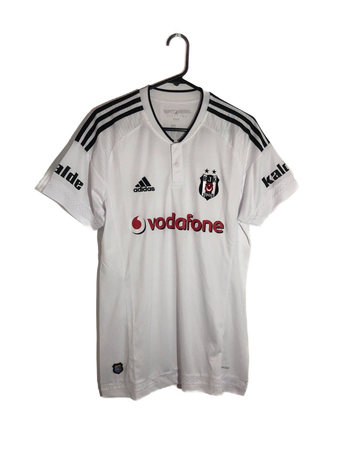 Besiktas 2015 16 Large Home Football Shirt Adidas Excellent Condition An5920