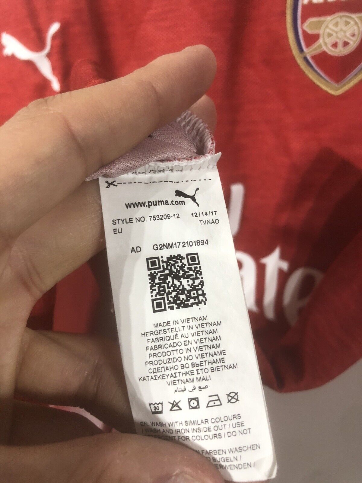 Ozil #10 Arsenal 2018/19 XL Home Shirt Puma Excellent Condition 753209-12