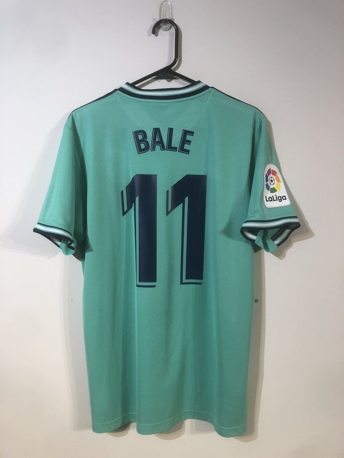 Bale #11 Real Madrid LFP 2019/20 Large 3rd Shirt Adidas Excellent Condition