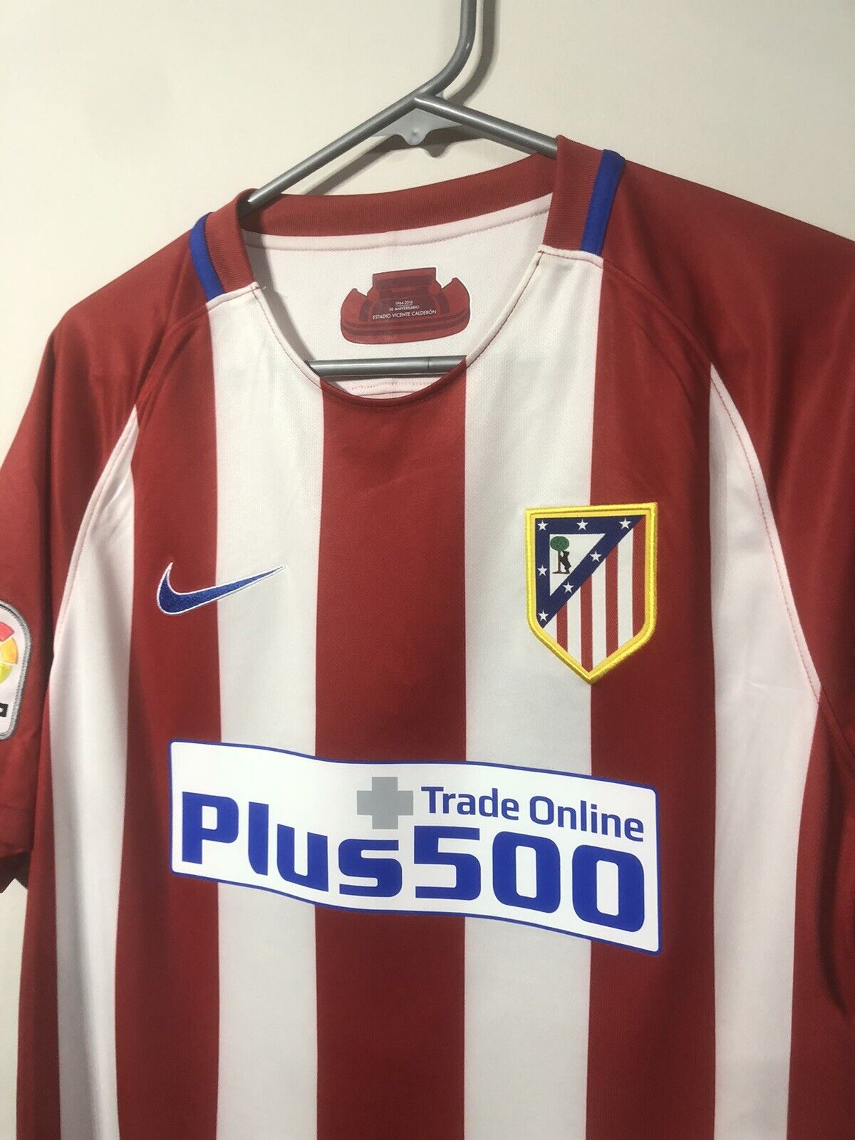 Saul #8 Atletico Madrid 2016/17 Medium Home Shirt Jersey Nike BNWT 808308-649