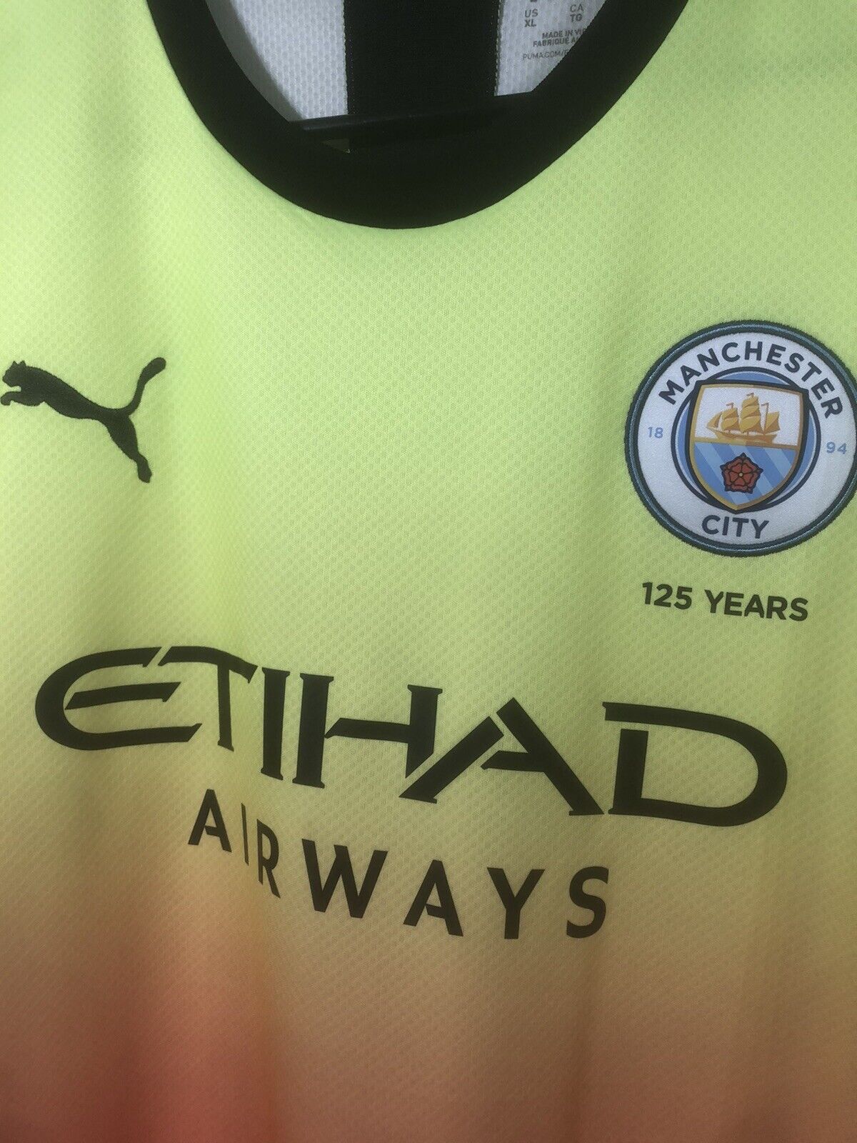 Kun Aguero Manchester City 2019 20 Xl CL 3rd Excellent Condition 755594 03