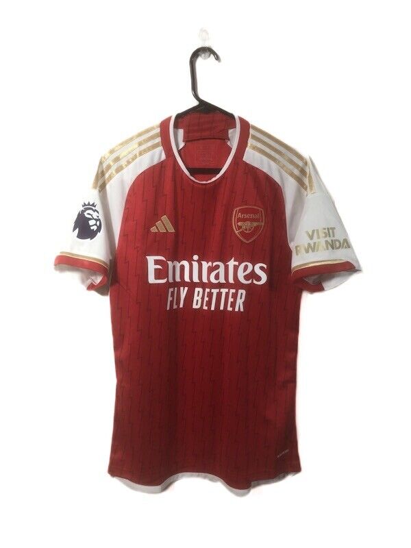 Saka #7 Arsenal 2023/24 Medium Home Shirt Adidas Excellent Condition HR6929