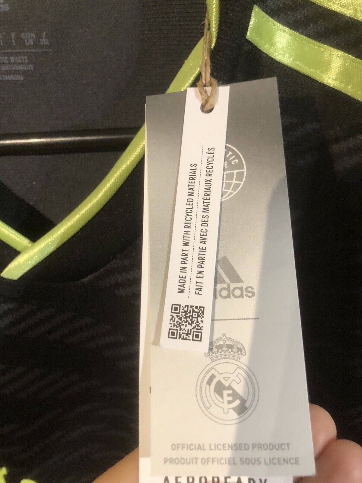 Vini Jr #20 Real Madrid 2022/23 3rd Large Football Shirt Adidas BNWT