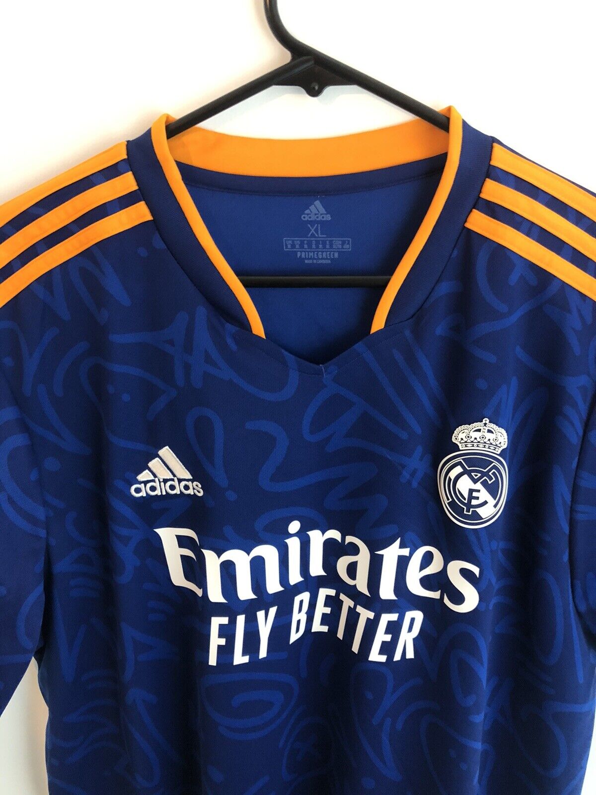 Benzema #9 Real Madrid 2021/22 XL Away Shirt Excellent Condition H40942