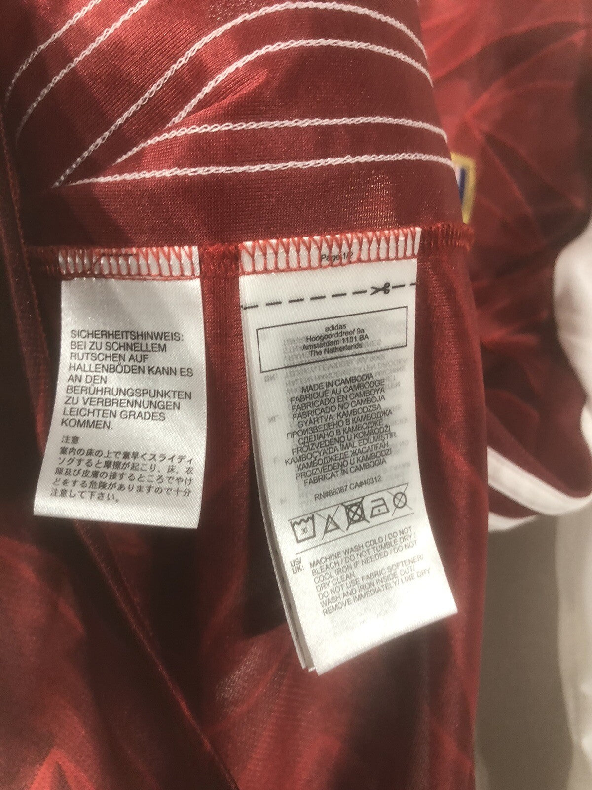 Arsenal Xhaka #34 2020/21 Medium LS Home Shirt Adidas BNWT FH7814