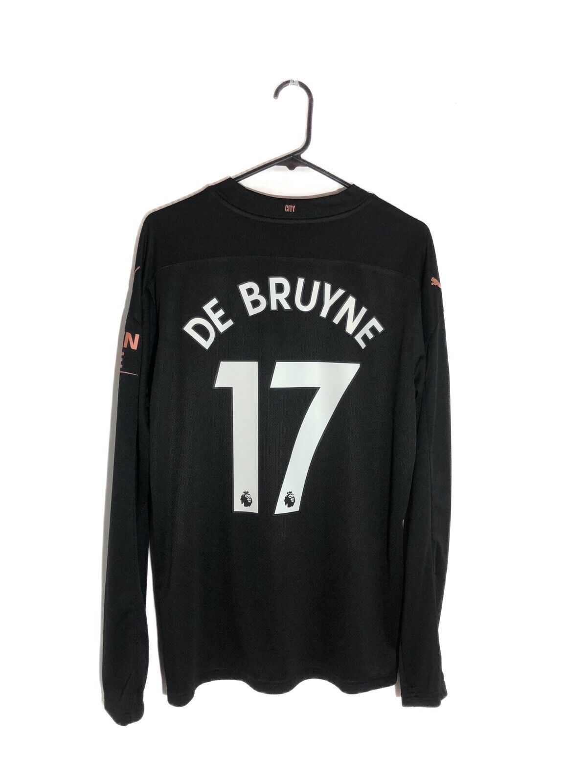 De Bruyne #17 Manchester City 2020/21 Large Away Excellent Condition 757092-02