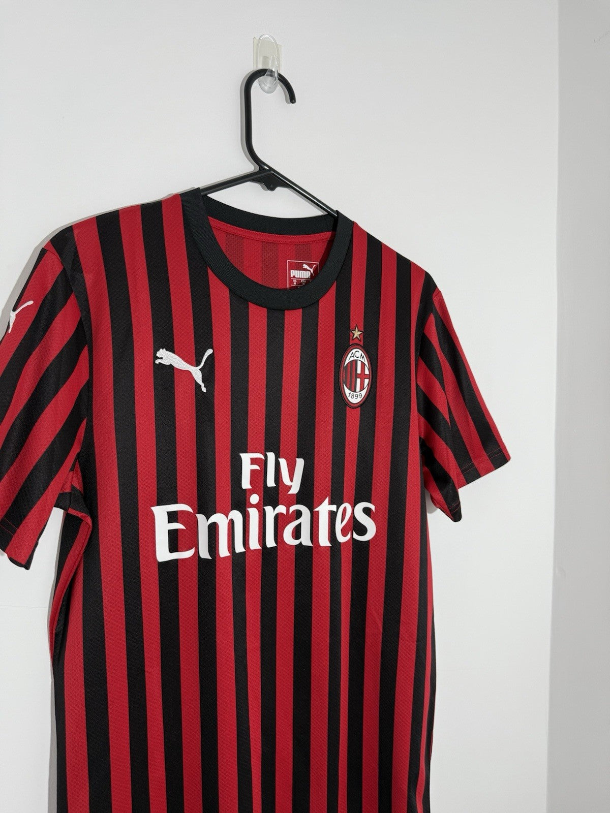 AC Milan Rebic #18 2019/20 Medium Home Shirt Puma Excellent Condition 755857-01