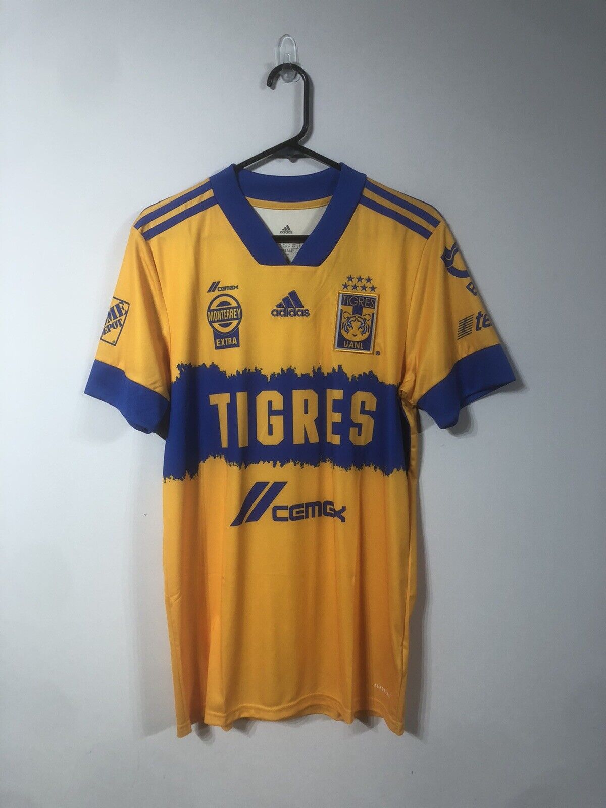 Tigres UANL Home Medium 2020/21 Football Shirt Adidas BNWT