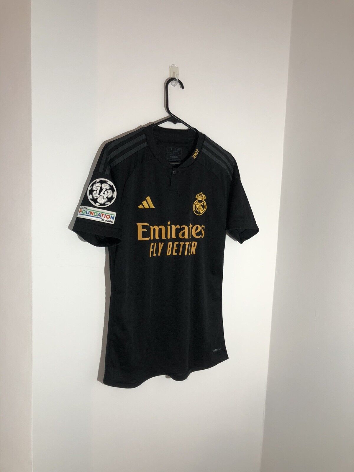 Vini Jr #7 Real Madrid 2023/24 3rd Small Cl Shirt Excellent Condition IN9846