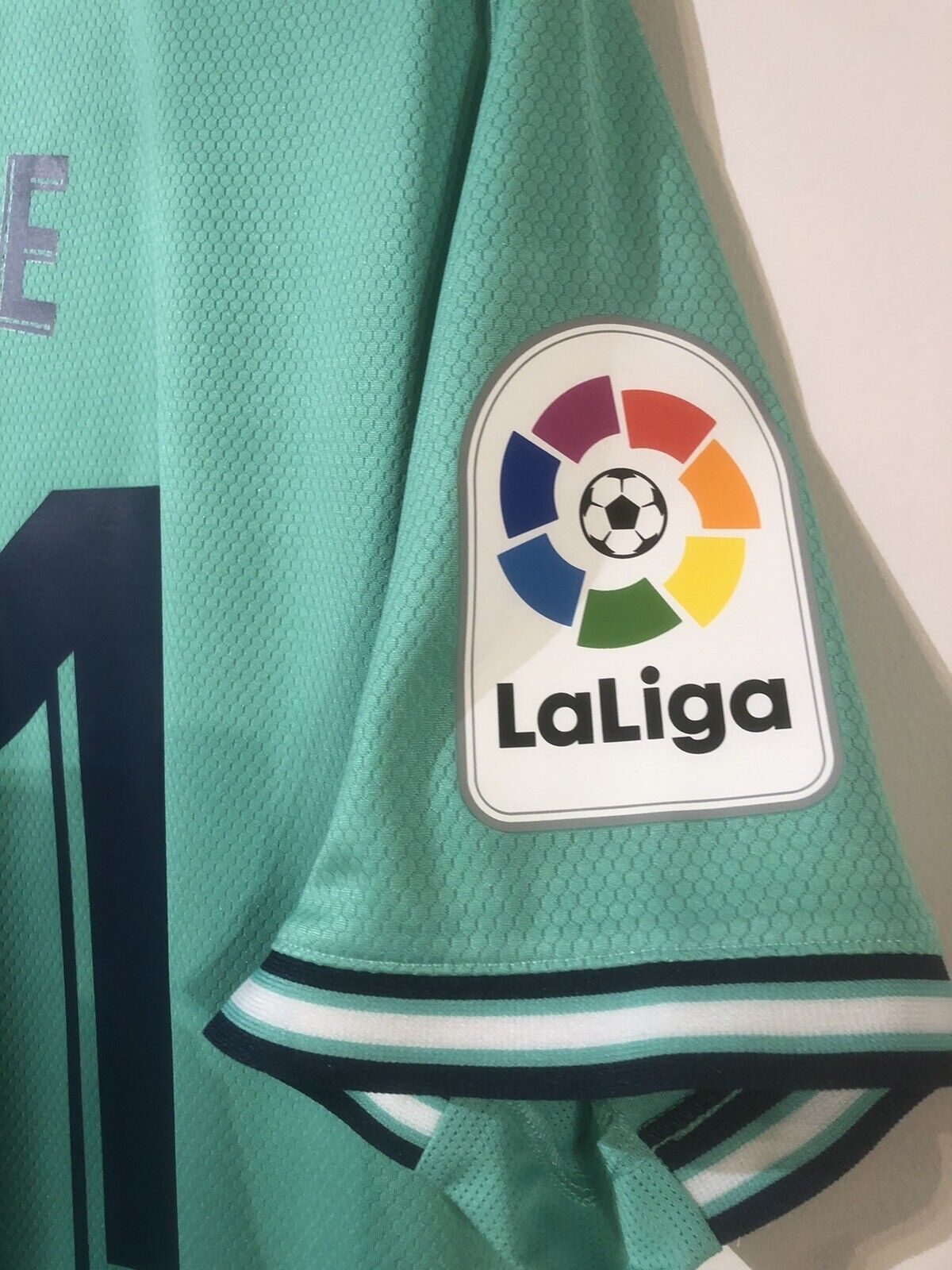 Bale #11 Real Madrid LFP 2019/20 Large 3rd Shirt Adidas Excellent Condition
