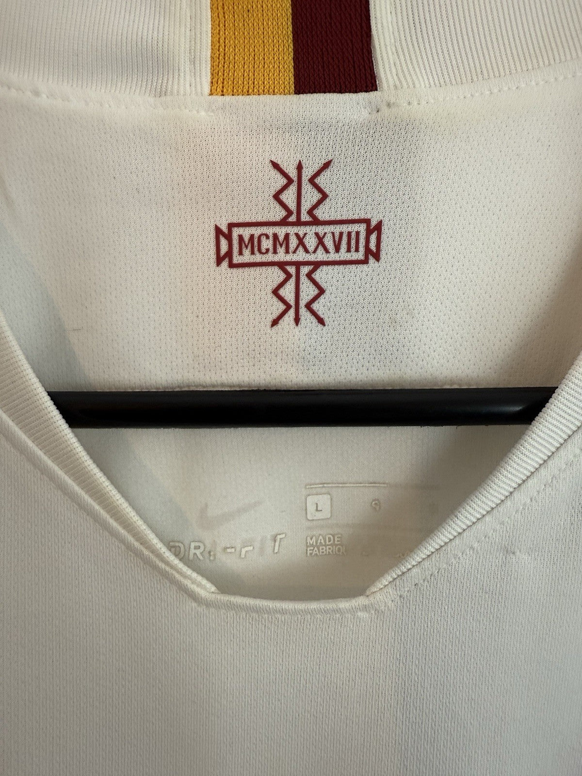 AS Roma Mkhitaryan #77 2019/20 Large Away Shirt Excellent Condition AJ5558-100