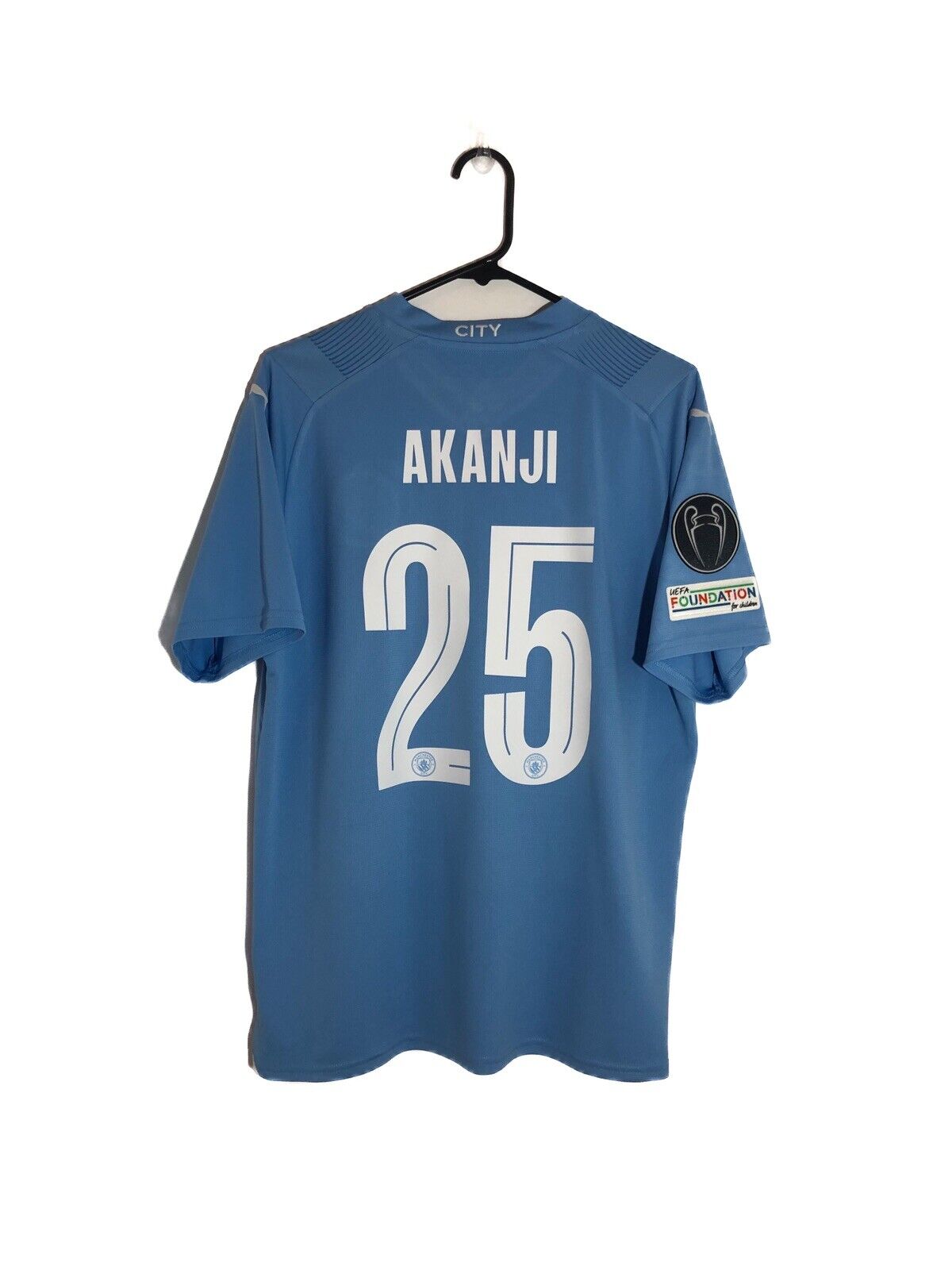 Akanji 25 Manchester City 2023 24 Large Home Shirt Excellent Condition 770438 01