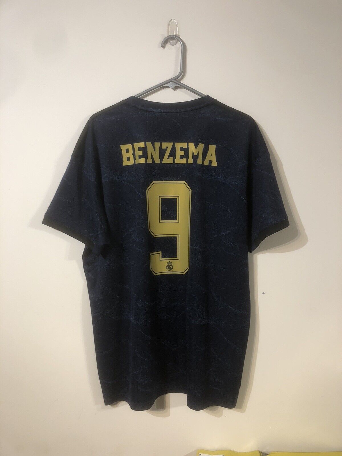 Benzema #9 Real Madrid 2019/20 X-Large Away Shirt Adidas Mint Condition