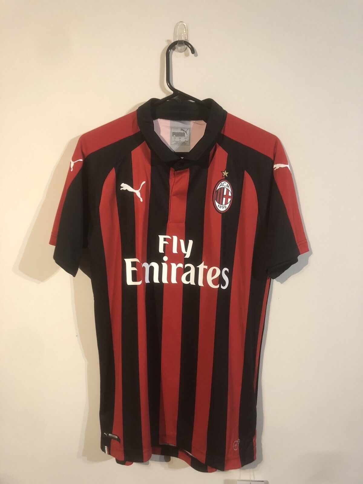 Cutrone #63 AC Milan 2018/19 Medium Home Football Shirt Jersey Trikot Puma BNWT