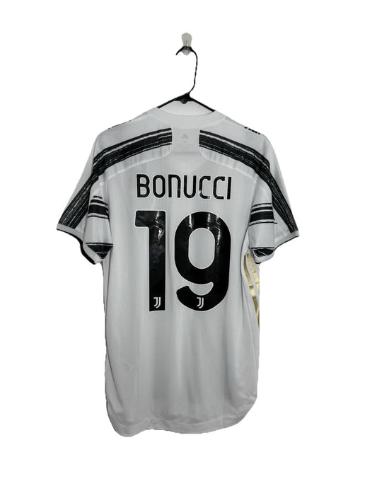 Juventus Bonucci #19 2020/21 Medium Home Authentic Shirt Adidas BNWT GJ7601