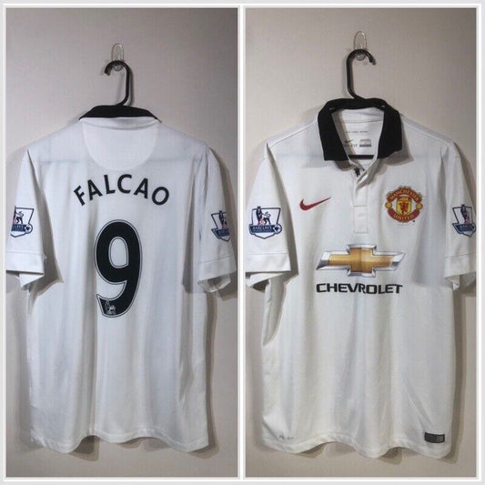 Falcao #9 Manchester United Large 2014/15 Away Shirt Nike Very Good Condition