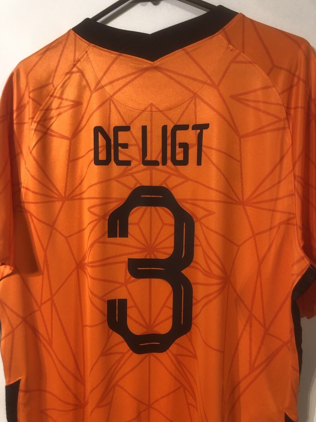 De Ligt #3 Netherlands 2021 Home Large Football Shirt Nike Excellent Condition