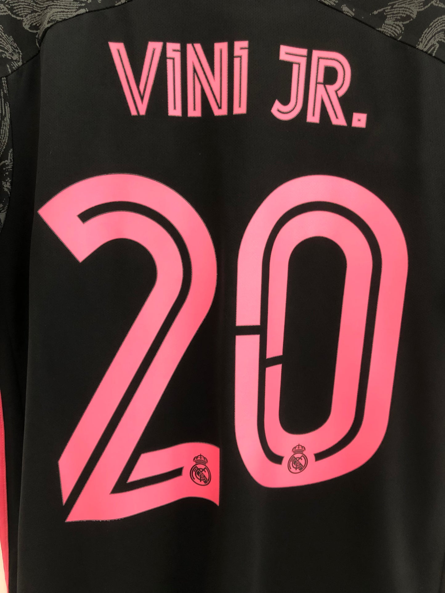 Vini Jr #20 Real Madrid 2020/21 Medium 3rd Shirt Excellent Condition GE0933