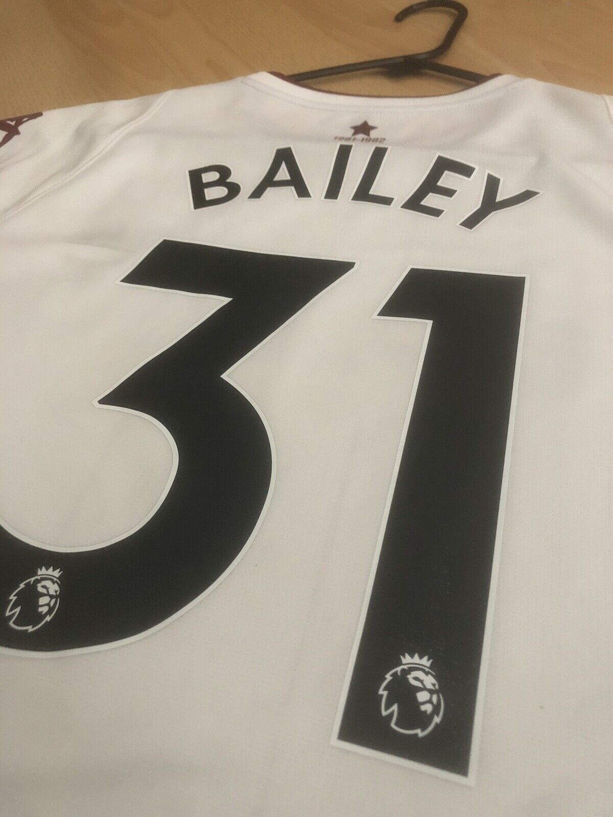 Bailey 31 Aston Villa 2021 22 XL Away Shirt Kappa Excellent Condition