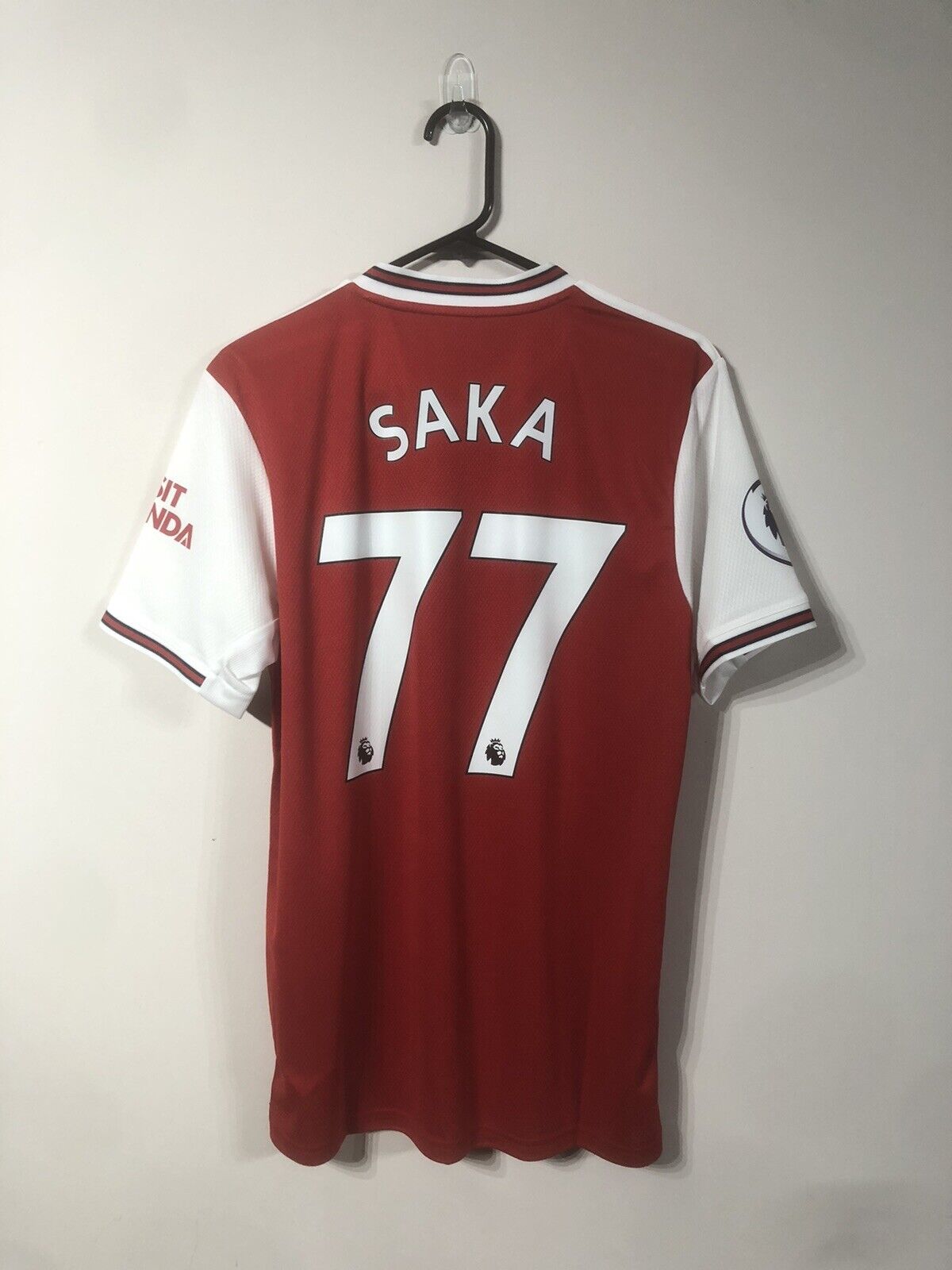Saka #77 Arsenal 2019/20 Medium Home Shirt Adidas BNWT EH5637