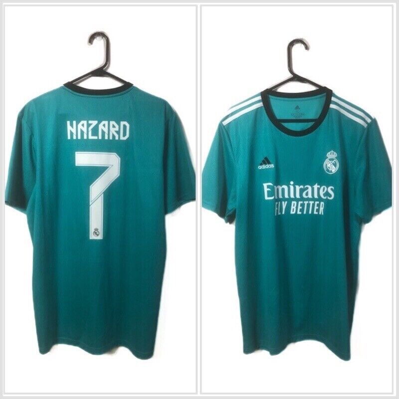 Hazard 7 Real Madrid 2021 22 Xl 3rd Shirt Excellent Condition H40951