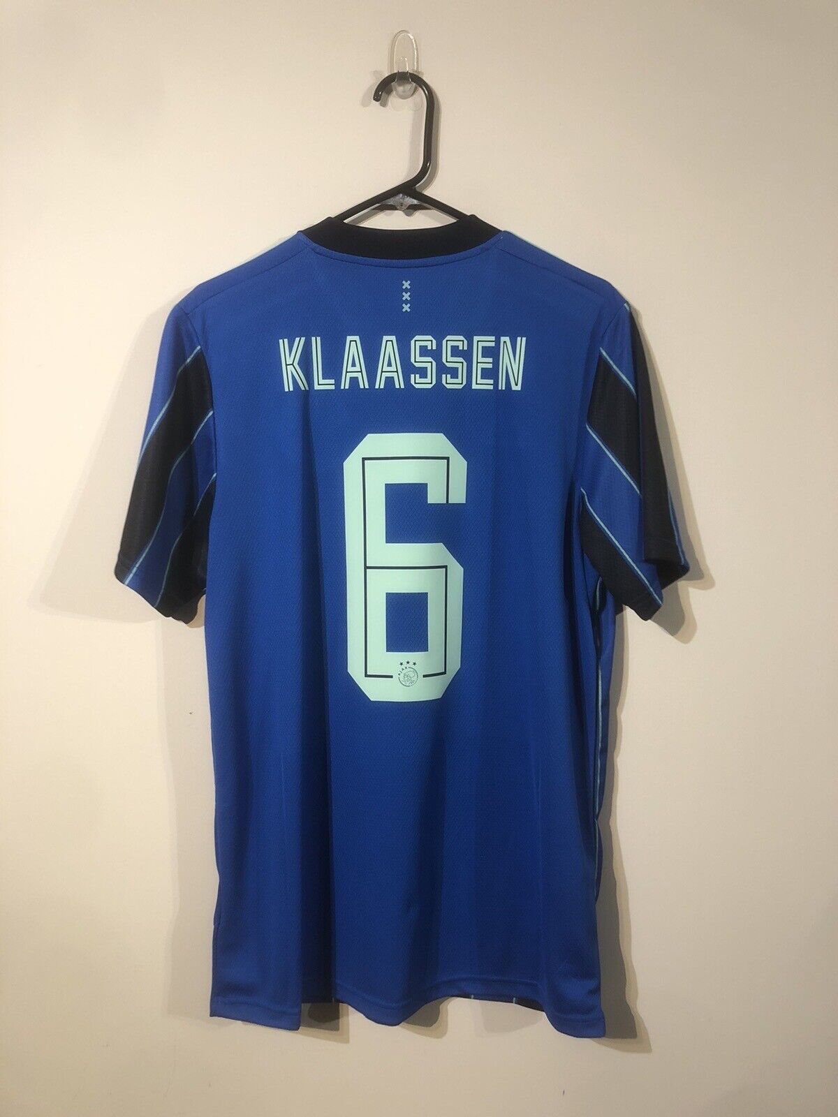 Klaasen #6 Ajax Amsterdam BNWT Large 2021/22 Away Shirt Jersey