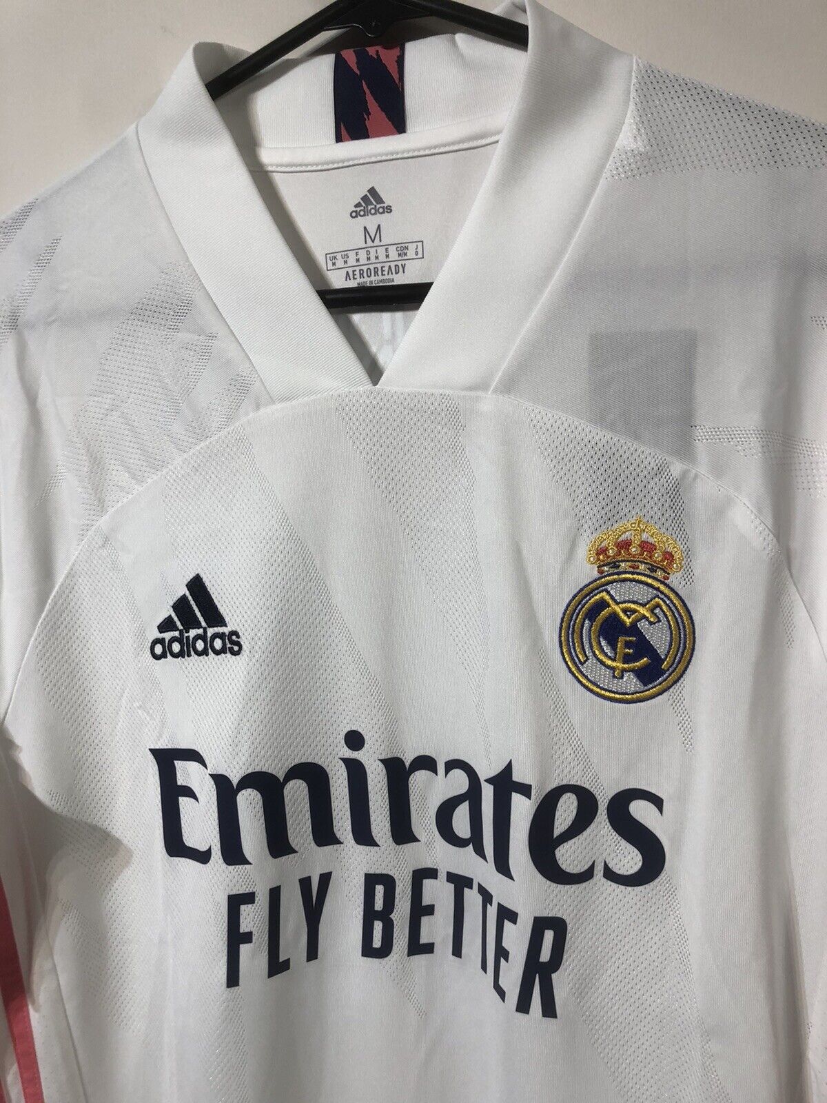 Rodrygo #25 Real Madrid 2020/21 Medium Home Football Shirt Jersey BNWT