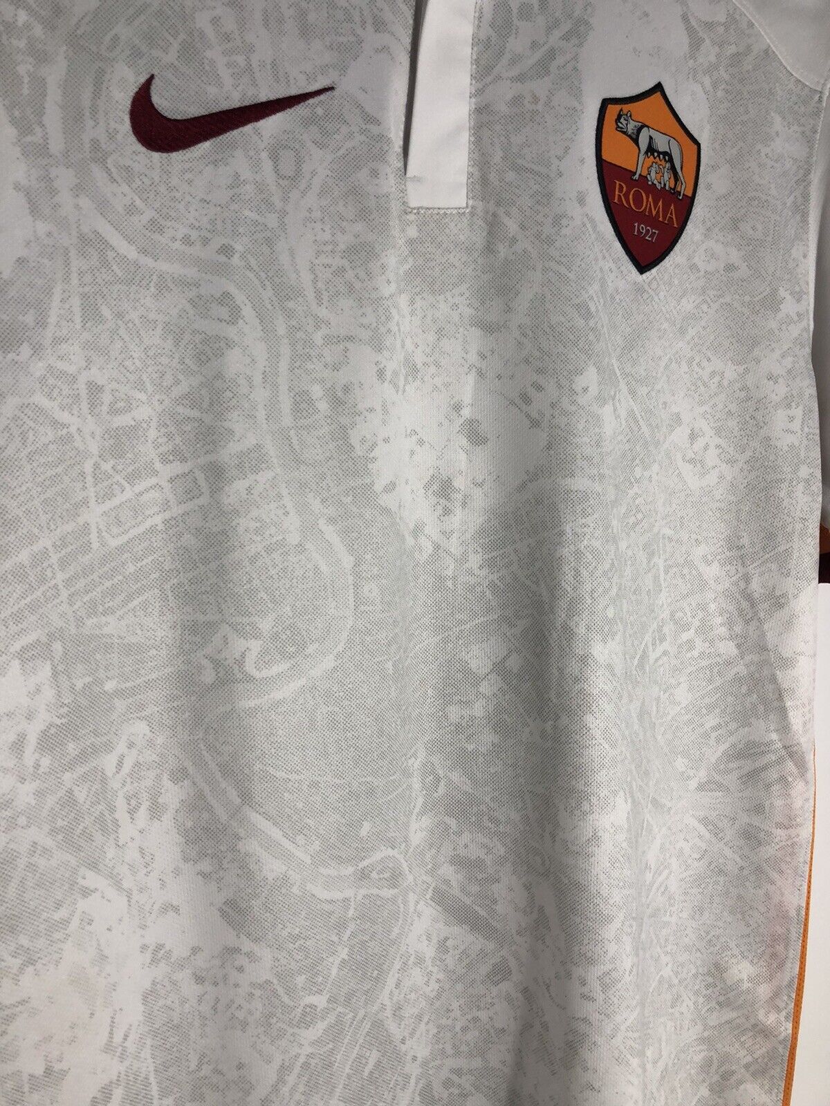 De Rossi 16 AS Roma 2015 16 Away Small Shirt Excellent Condition 658918 106