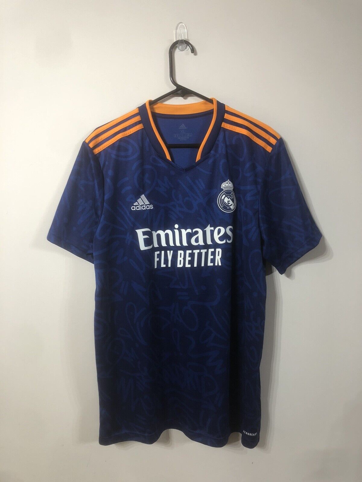 Hazard #7 Real Madrid 2021/22 XL Away Shirt Excellent Condition
