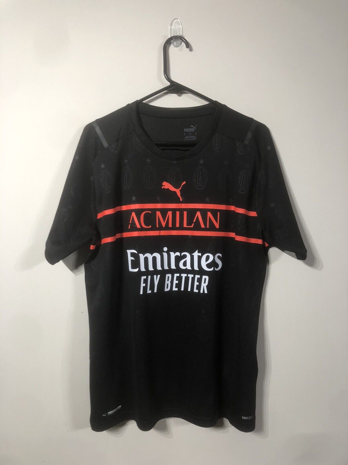 Giroud #9 AC Milan Large 2021/22 Third Shirt Puma Excellent Condition 759132-03