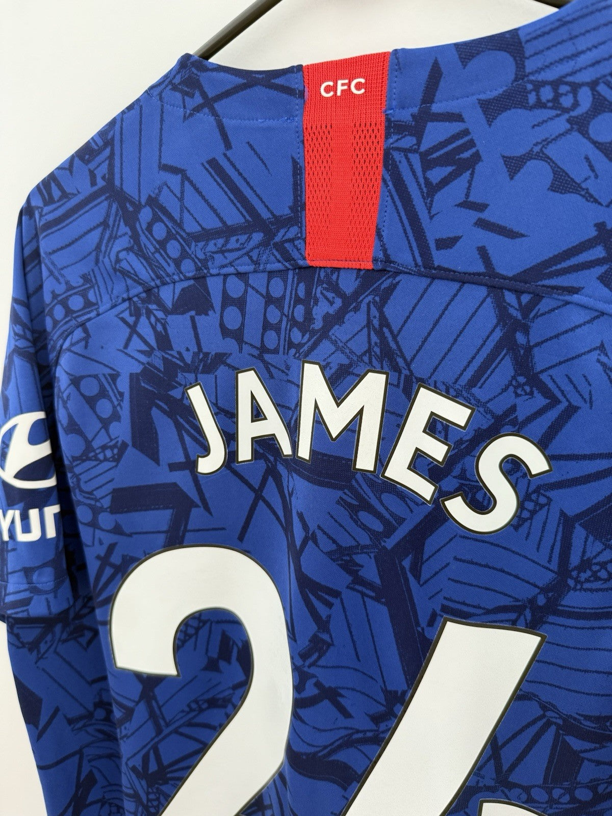 Chelsea James #24 Large 2019/20 Home Shirt Excellent Condition AJ5529-495