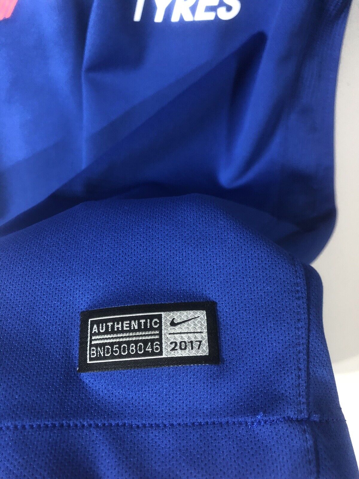 Morata #9 Chelsea Medium 2017/18 Home Shirt Nike Excellent Condition