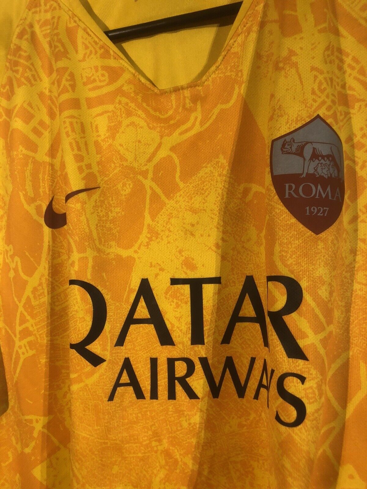 Totti #10 AS Roma 2018/19 3rd XL Football Shirt Jersey Nike Very Good Condition