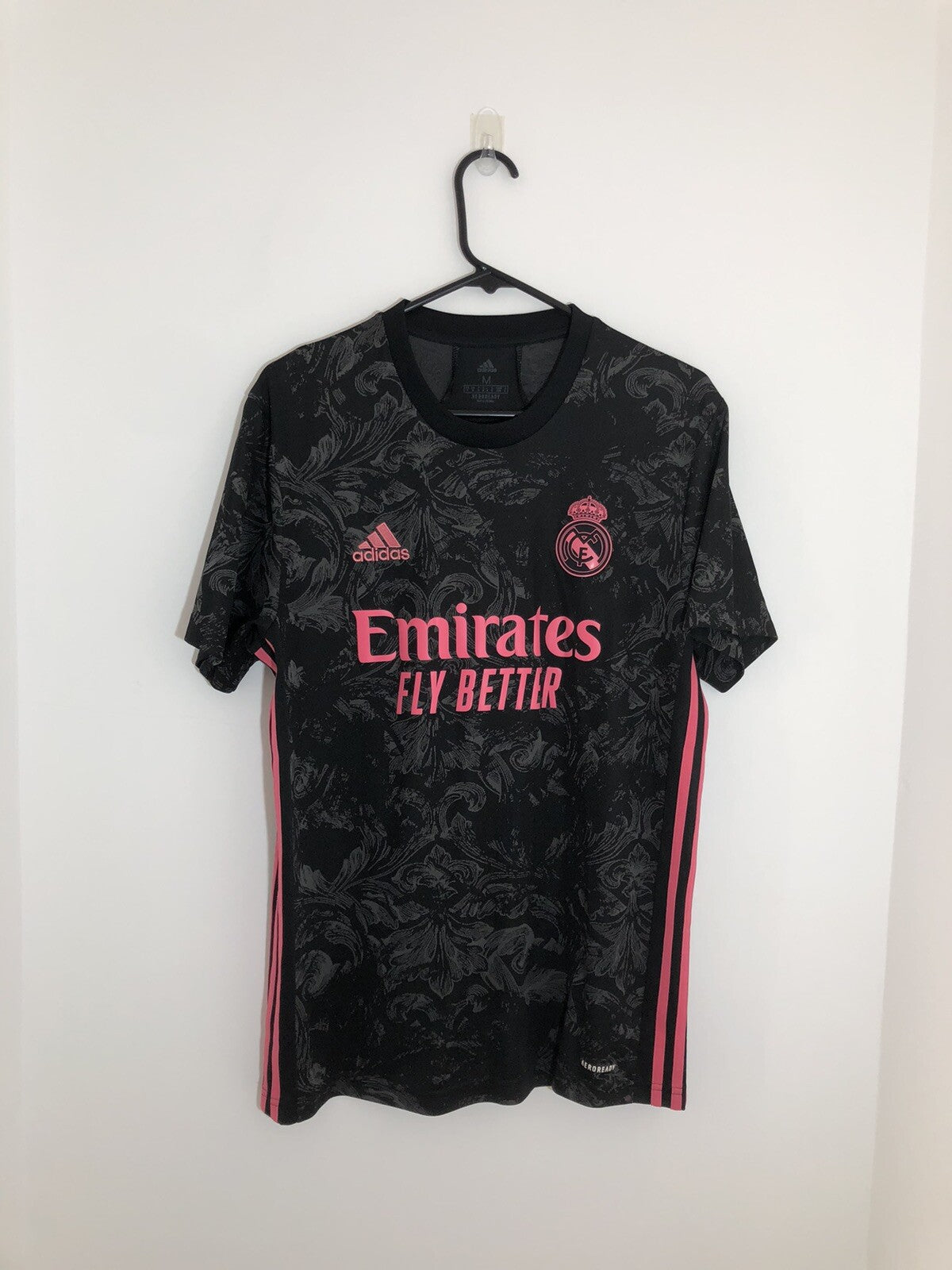 Vini Jr #20 Real Madrid 2020/21 Medium 3rd Shirt Excellent Condition GE0933