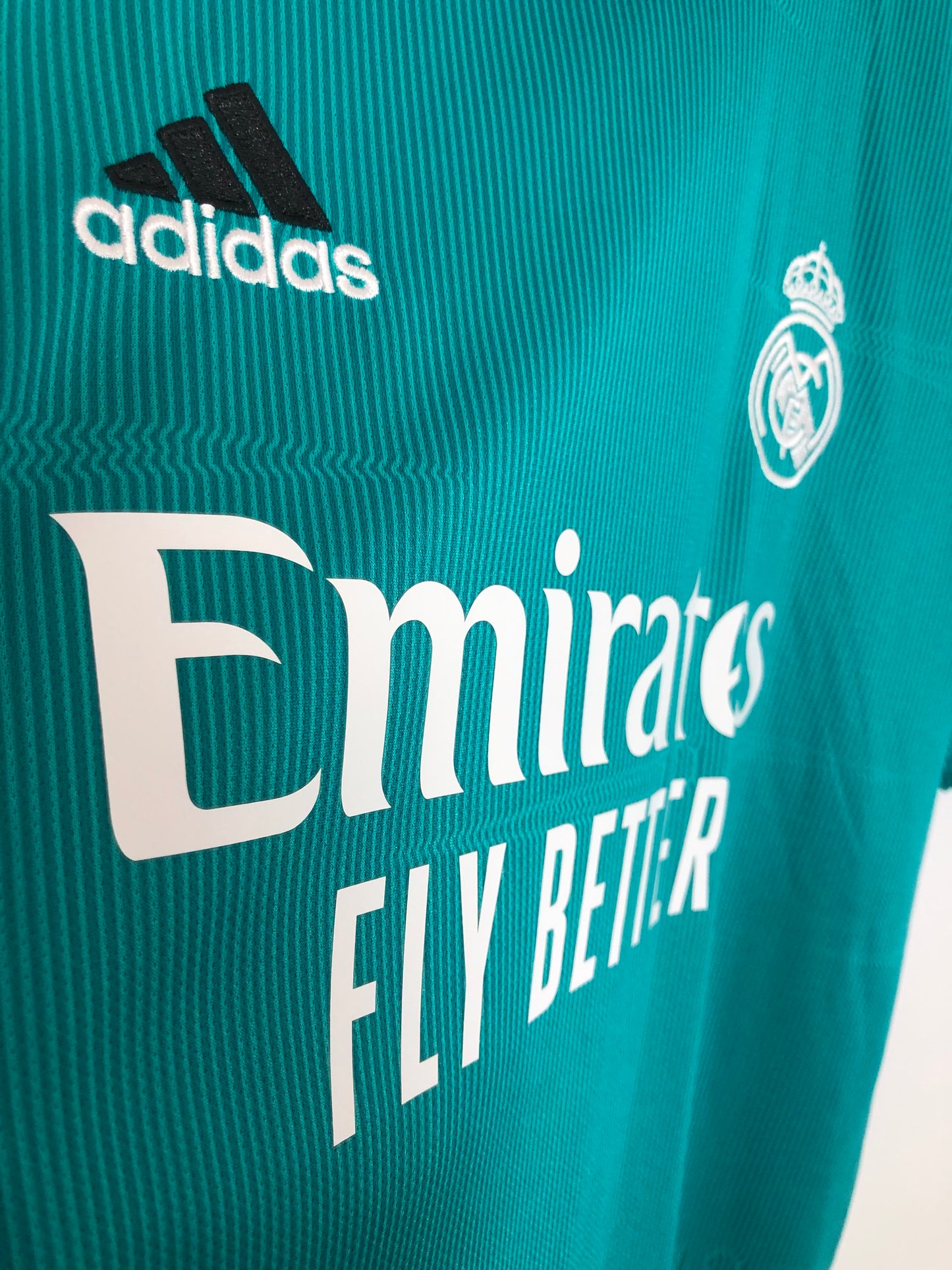Hazard #7 Real Madrid 2021/22 Medium CL 3rd Shirt Excellent Condition H40951