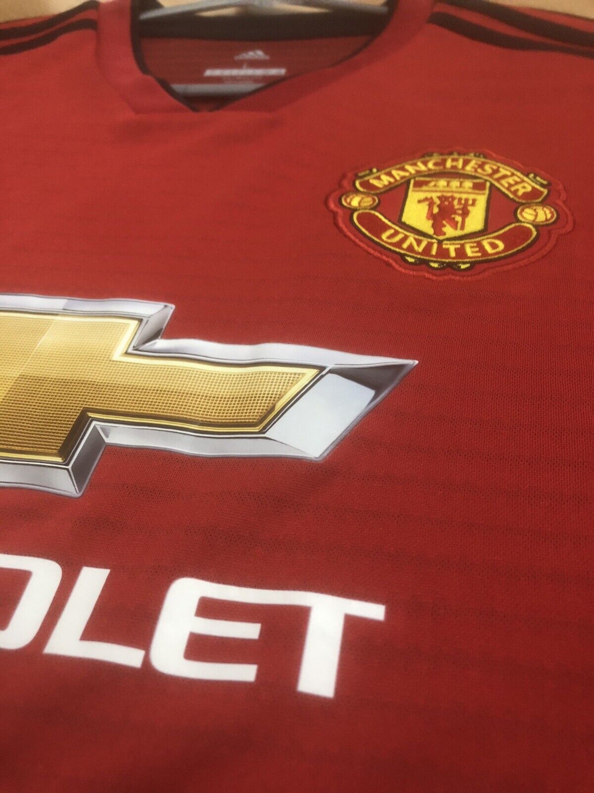 Rashford 10 Manchester United Large Ls 2018 19 Home Excellent Condition Cg0047