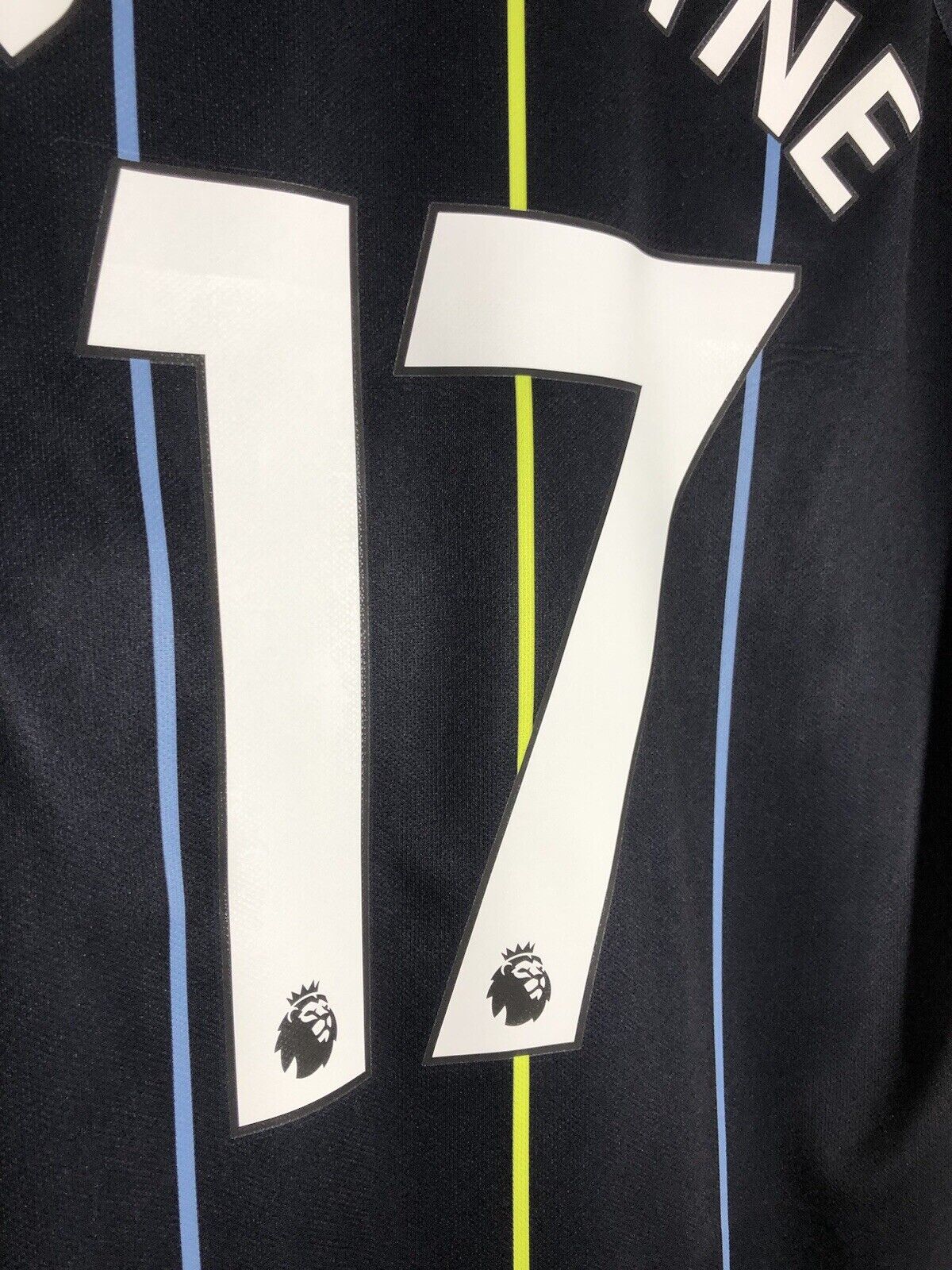 De Bruyne 17 Manchester City 2018 19 Large Away Excellent Condition 919002 476