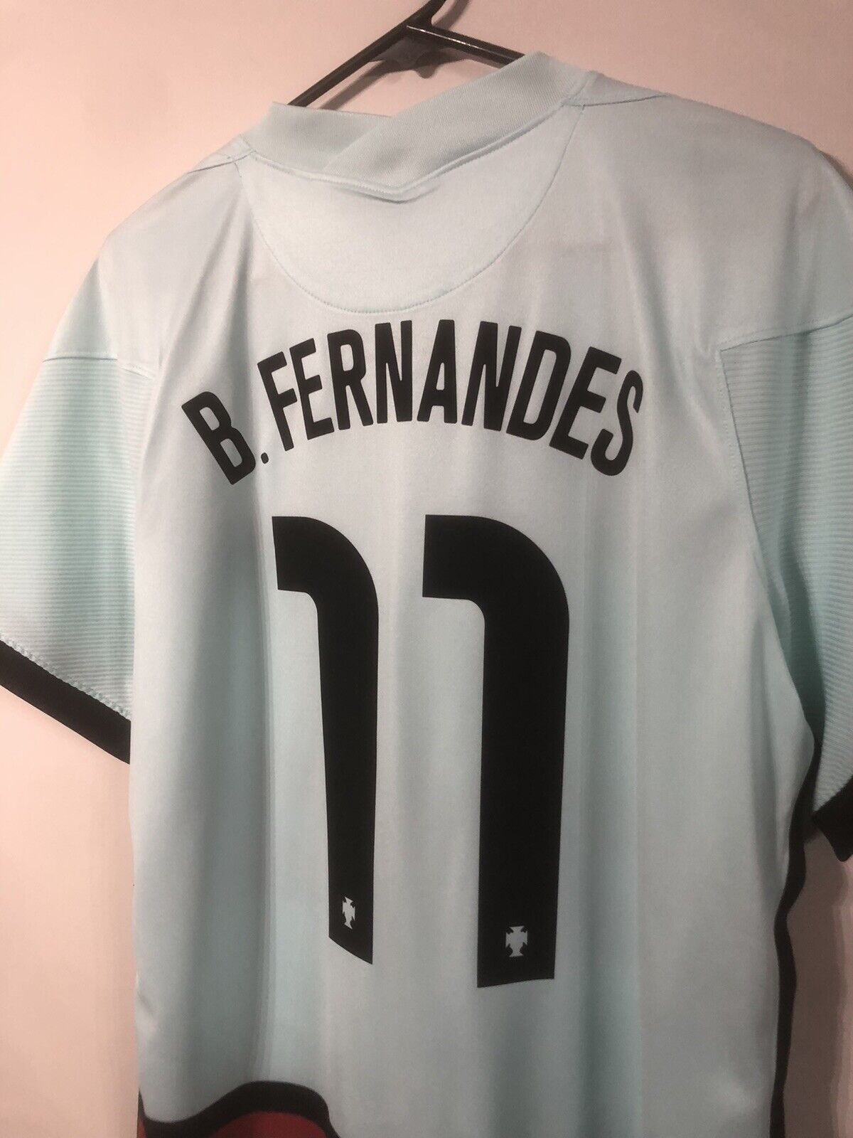 B. Fernandes #11 Portugal 2020 Away Large Shirt Nike Excellent Condition