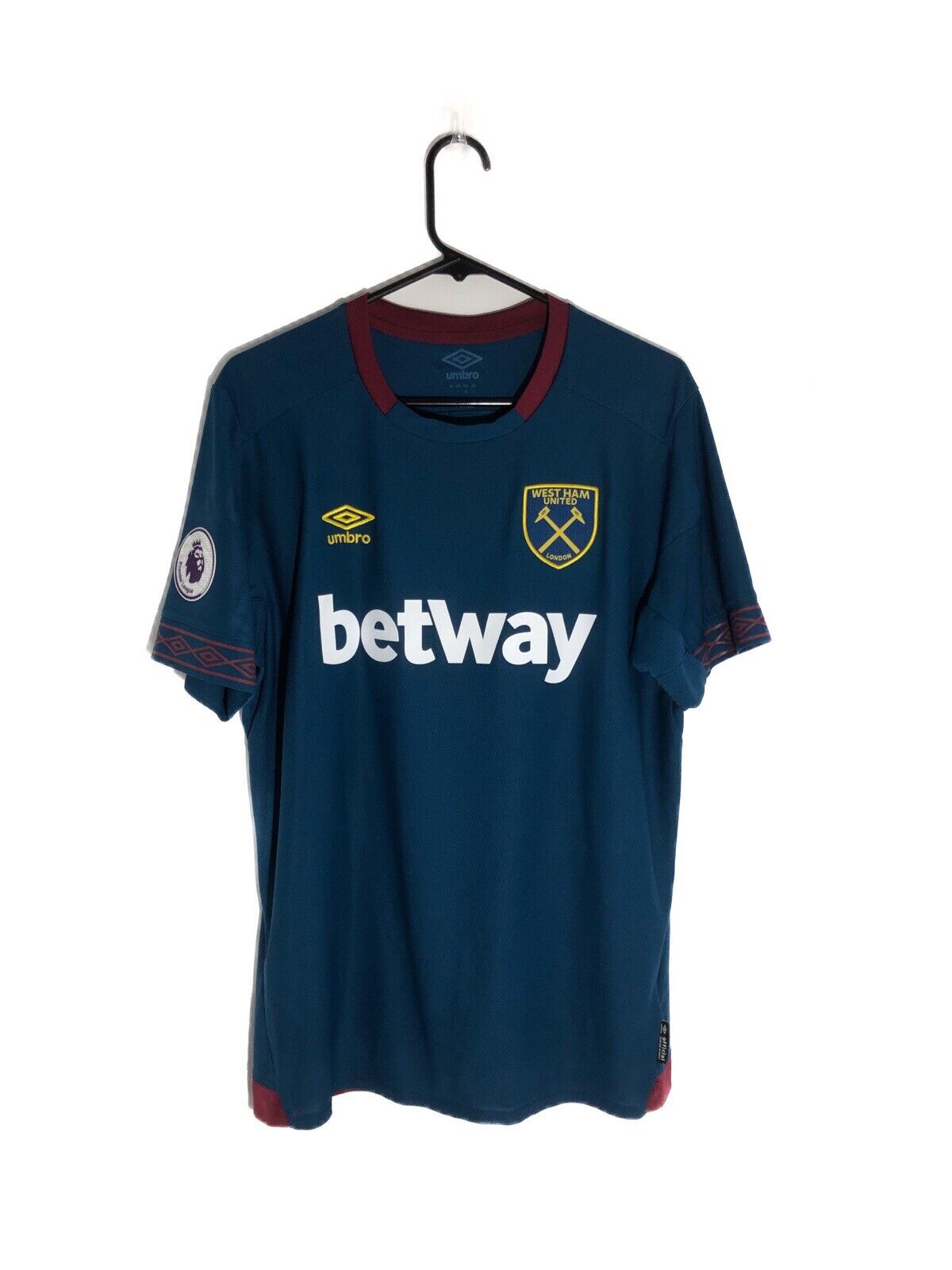 Noble 16 West Ham United 2018 19 Large 3rd Shirt Umbro Excellent Condition