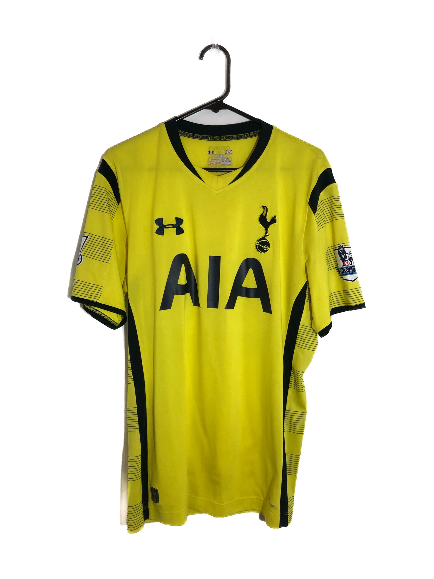 Tottenham Hotspur Mason #38 2014/15 Large 3rd Shirt UA Excellent Condition 1245247