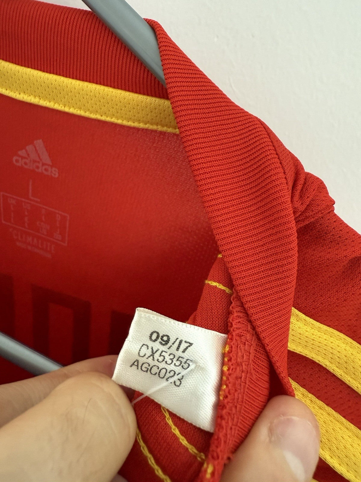 Spain Morata #7 2018 Large Home Shirt Adidas BNWT CX5355