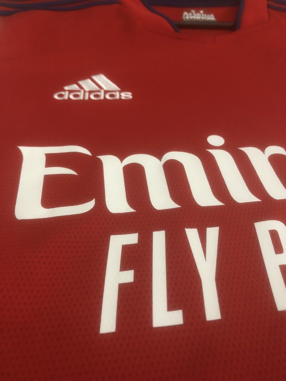 White #4 Arsenal Home 2021/22 Large Shirt Adidas Excellent Condition GM0217
