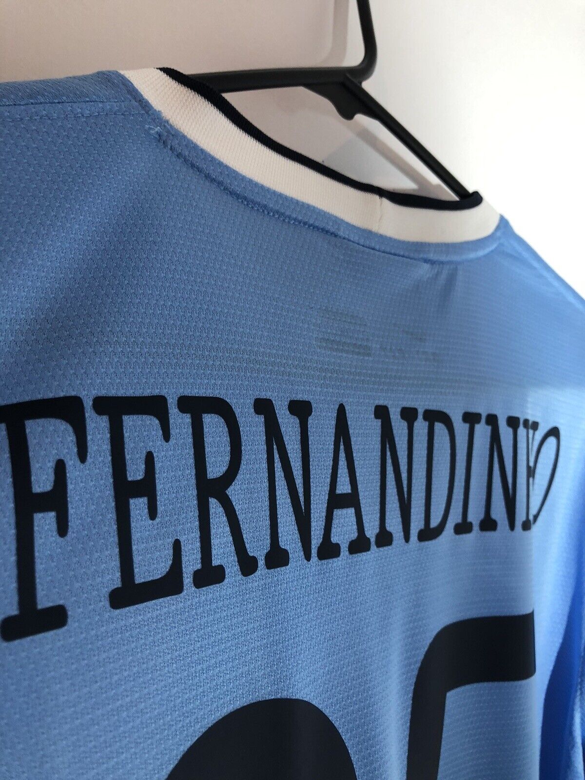 Fernandinho 25 Manchester City 2013 14 Medium Home Excellent Conditio 574863 489