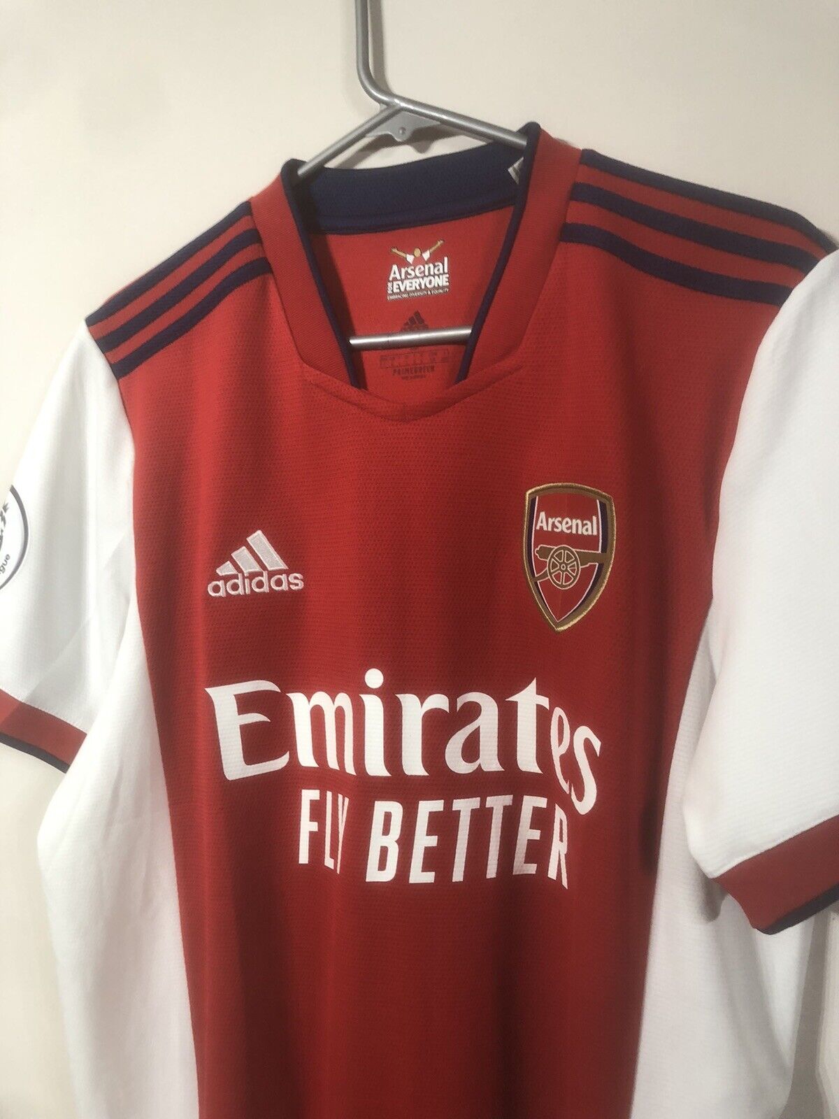 Martinelli #35 Arsenal Home 2021/22 Large Shirt Adidas Excellent Condition GM0217